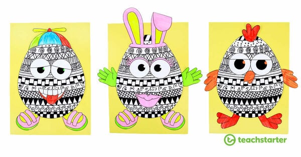 Go to Funky Easter Egg Craft Idea blog