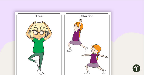 Go to Yoga Poses for Kids Posters for the Classroom teaching resource
