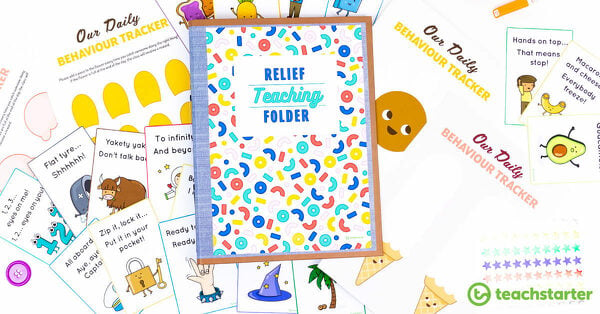 Image of Relief Teaching Folder Templates | For Classroom Teachers