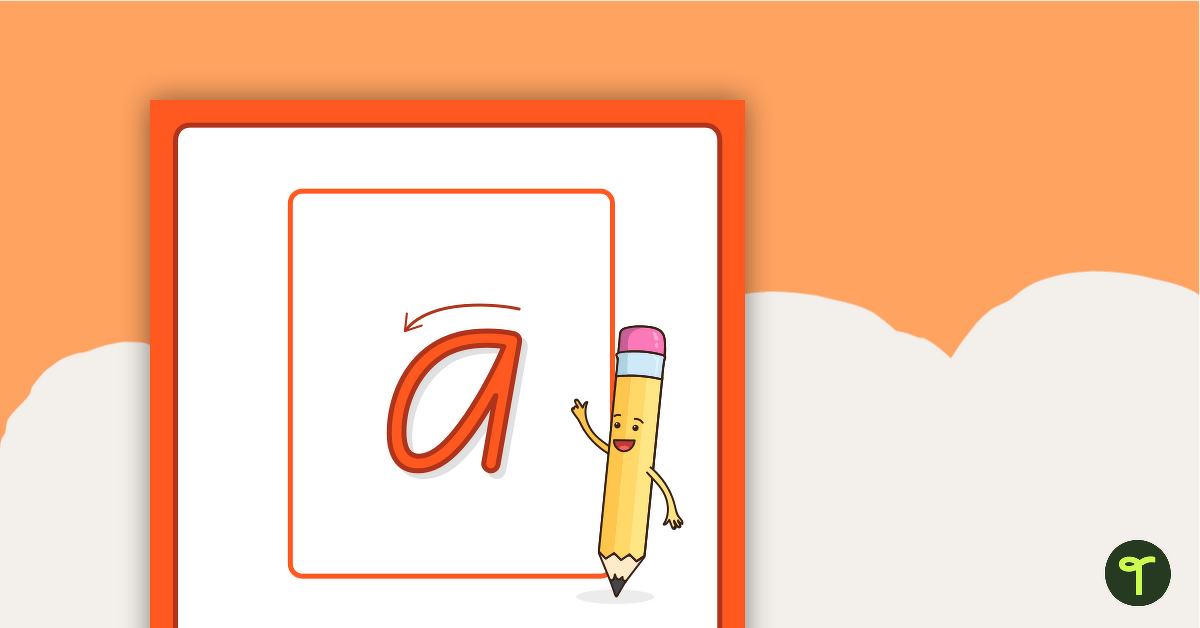 Letter Formation Alphabet Posters (With Instructions) teaching resource