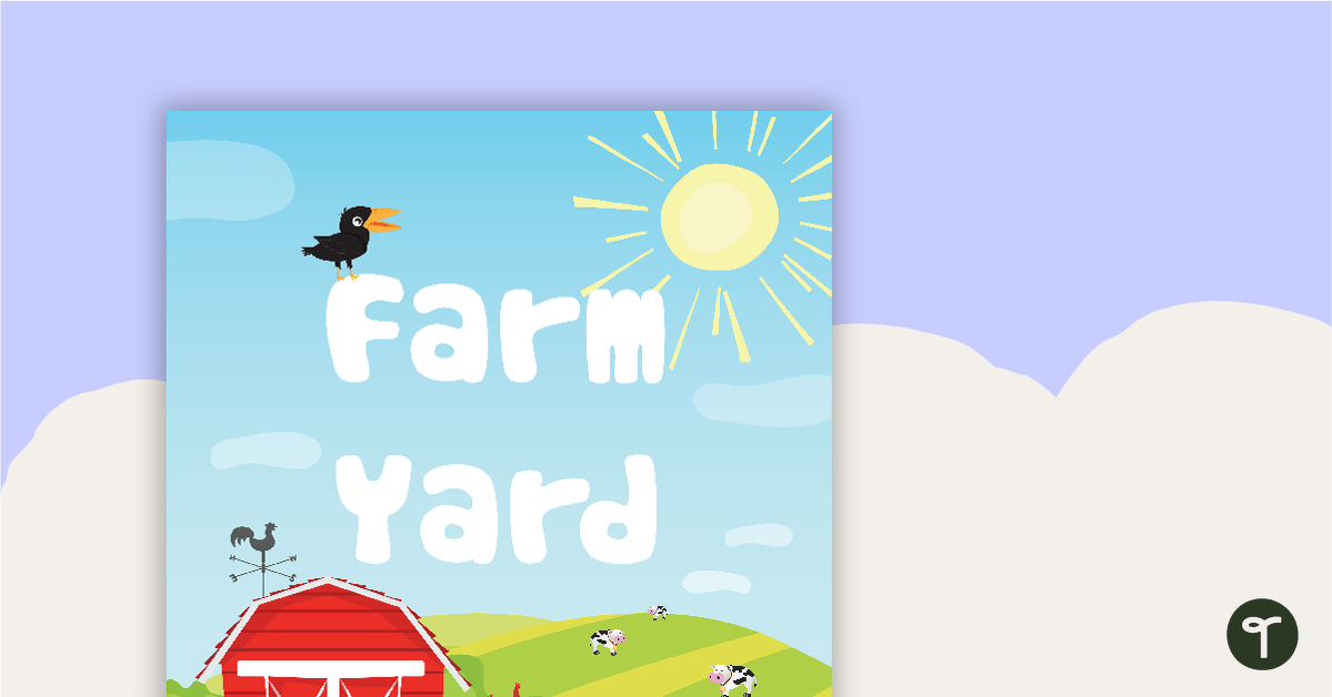 Farm Yard - Title Page teaching resource