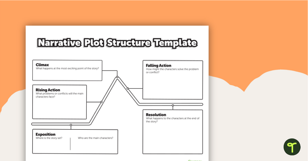 story plot diagram template