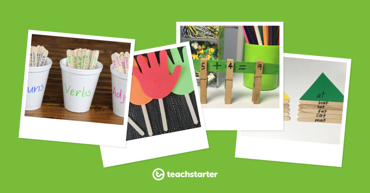9 Popsicle Stick Activities to Try in Your Classroom Teach Starter