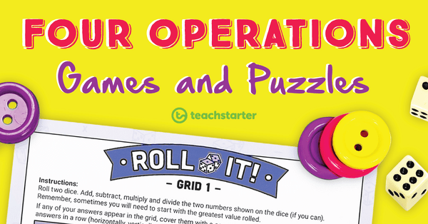 Go to 35 Games and Puzzles for the Four Operations blog