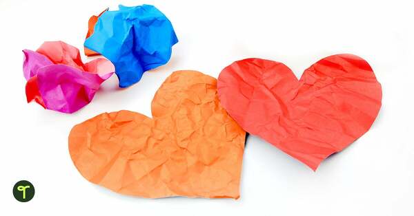 Image of Wrinkled Heart Classroom Activity