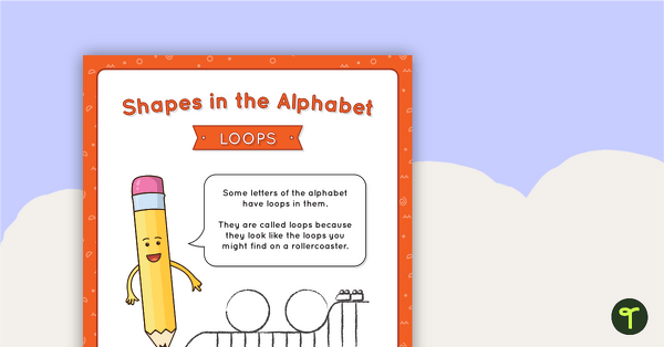Go to Shapes in the Alphabet Posters teaching resource