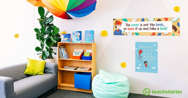 Go to Reading Corner Ideas for Early to Upper Years! blog