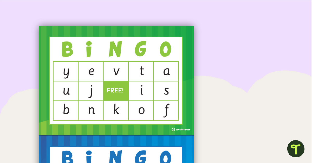 Alphabet Bingo – Upper and Lowercase Recognition teaching resource