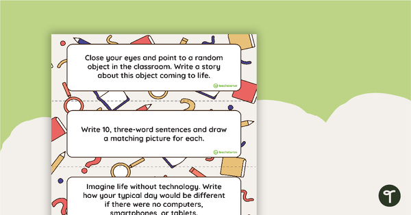 Image of Journal Writing Prompt Cards