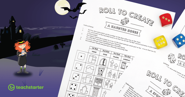 Go to Try These Ridiculously Fun "Roll A Story" Halloween Worksheets! blog