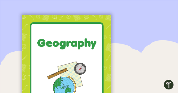 Go to Geography Book Cover - Version 2 teaching resource