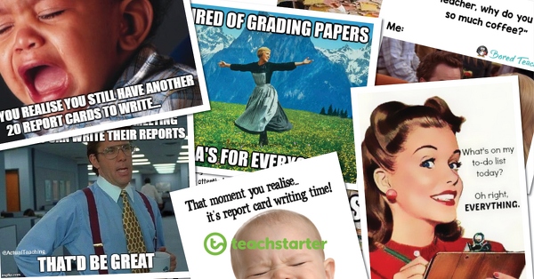Go to Stop. Laugh. Report Card Writing Memes blog