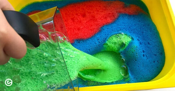 Go to Rainy Day Activities | Rainbow Foam Fun blog