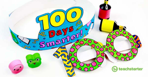 Go to Fun Ways to Celebrate 100 Days of School blog