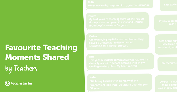 Preview image for Favourite Teaching Moments Shared by Teachers - blog