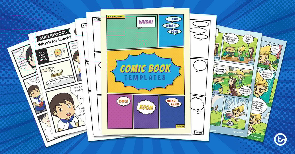 Making Literacy Lessons Fun with Comic Strips! Teach Starter Teach