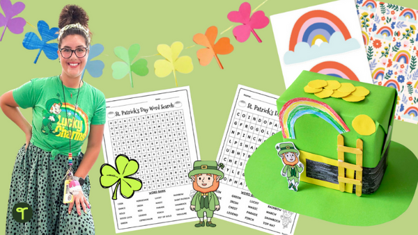 St. Patrick's Day Leprechaun Trap STEM Project by Teaching with Ninjanuity