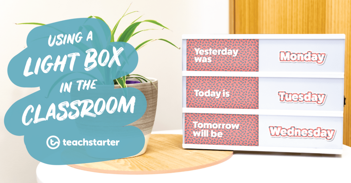 21 Light Box Inserts to Brighten Up Your Classroom! Teach Starter