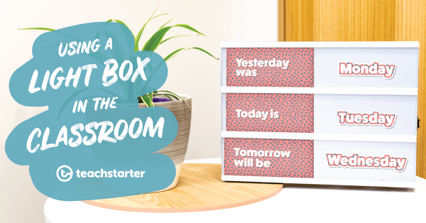 Go to 21 Light Box Inserts to Brighten Up Your Classroom! blog