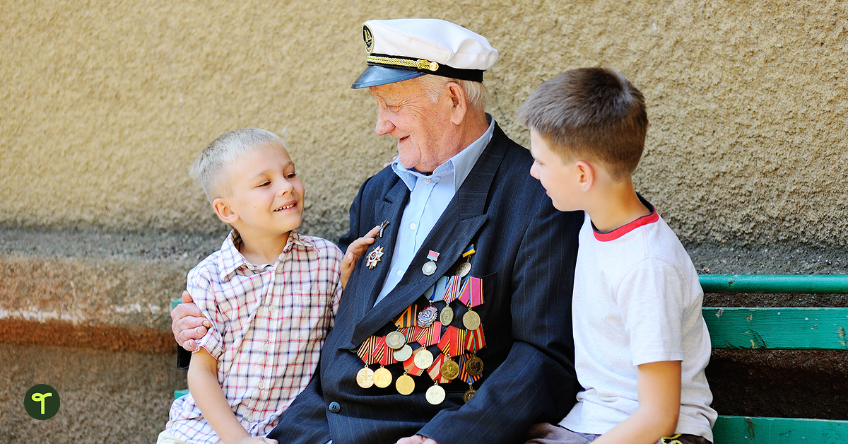 Indigenous veterans day kids