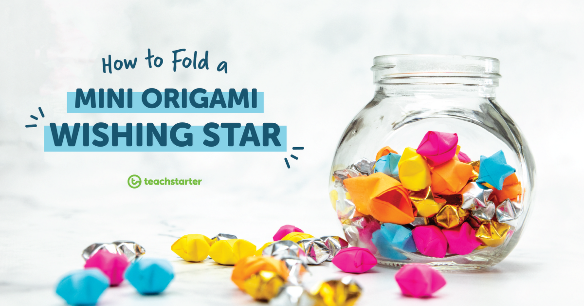 How to Make An Origami Mini Star Back to School Activity Teach Starter