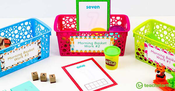 Go to Easy Classroom Morning Routine Ideas | Morning Basket Activities blog