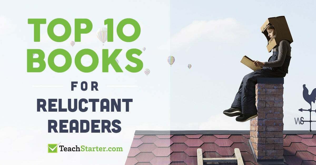 Preview image for Top Ten Books for Reluctant Readers - blog