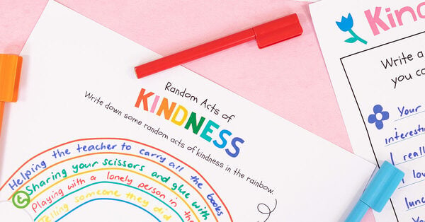 去10创造性的善良孩子活动:庆祝世界善良的一天!博客