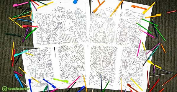 Go to Resource Alert! NEW Giant Printable Colouring Sheet blog