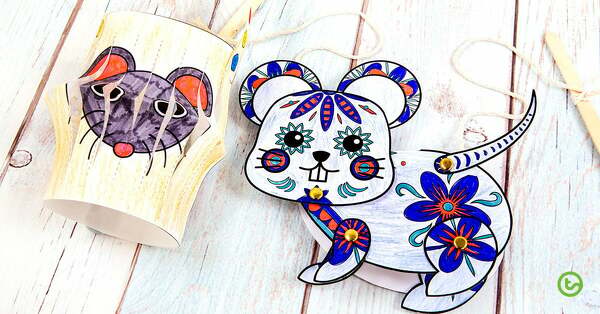 Go to Lunar New Year Craft Activities for Kids (Year of the Rat) blog