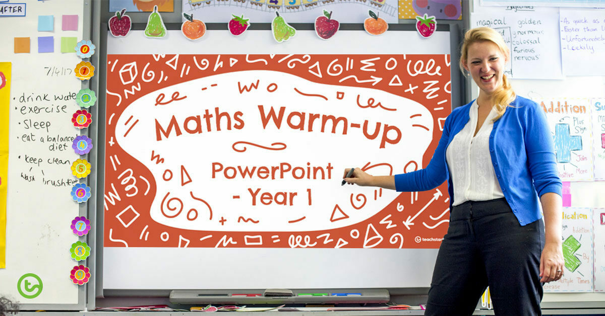 Maths Warm Up PowerPoints For The Classroom Teach Starter