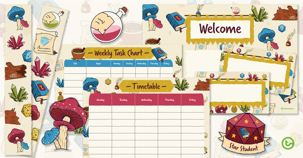 Go to Sorcerer Supplies - The Most Magical Classroom Theme Pack! blog