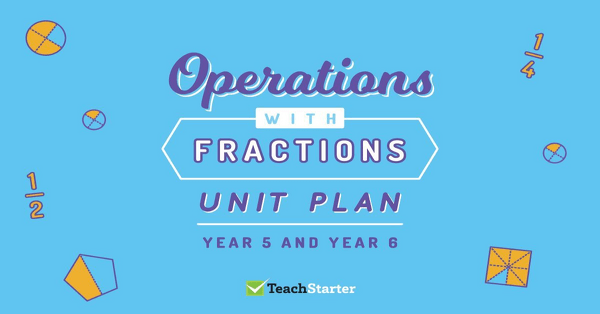 Preview image for Operations with Fractions Assessment - Year 5 and Year 6 - lesson plan