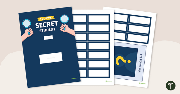 Preview image for Daily Secret Student Classroom Display - teaching resource