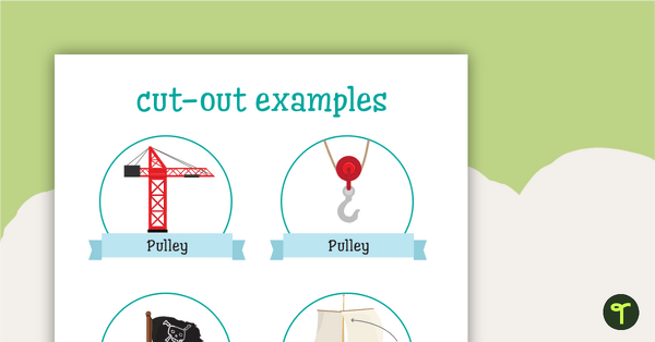 Simple Machines Cut-Out Examples teaching resource