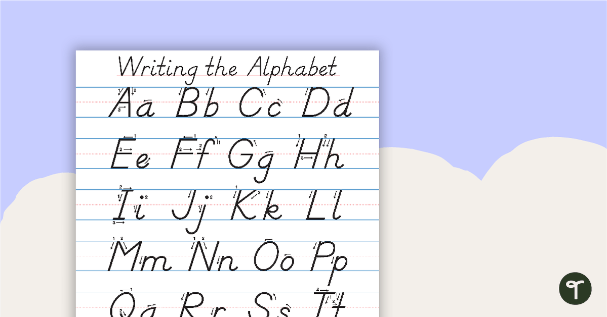 Writing the Alphabet Chart