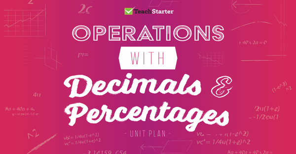 Preview image for Operations with Decimals and Percentages Assessment - Year 5 and Year 6 - lesson plan