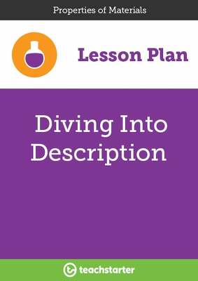 Go to Diving Into Description lesson plan