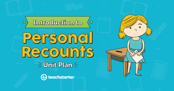 Go to Personal Recounts - Modeled Writing lesson plan