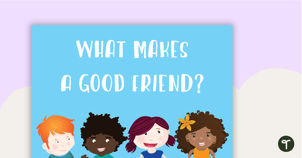 Preview image for What Makes A Good Friend Word Wall Vocabulary - teaching resource