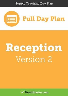Go to Supply Teaching Day Plan - Reception (Version 2) lesson plan