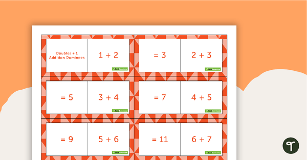 Go to Double +1 Addition Dominoes teaching resource