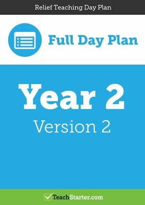 Go to Relief Teaching Day Plan - Year 2 (Version 2) lesson plan