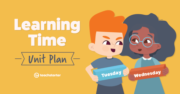 Preview image for Learning Time! Unit Plan - unit plan