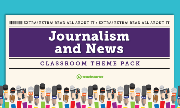 Preview image for Journalism and News Classroom Theme Pack - resource pack