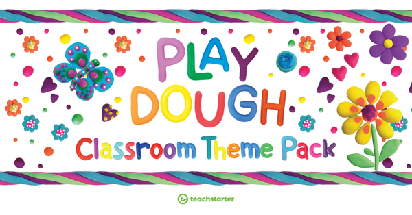 去to Playdough Classroom Theme Pack resource pack