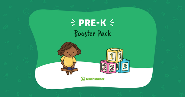 Preview image for Pre-K Booster Pack - resource pack