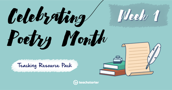Go to Celebrating Poetry Month in the Primary Grades - Week 1 resource pack