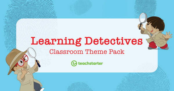 Preview image for Learning Detectives Classroom Theme Pack - resource pack