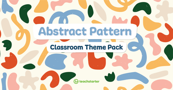 Preview image for Abstract Pattern Classroom Theme Pack - resource pack
